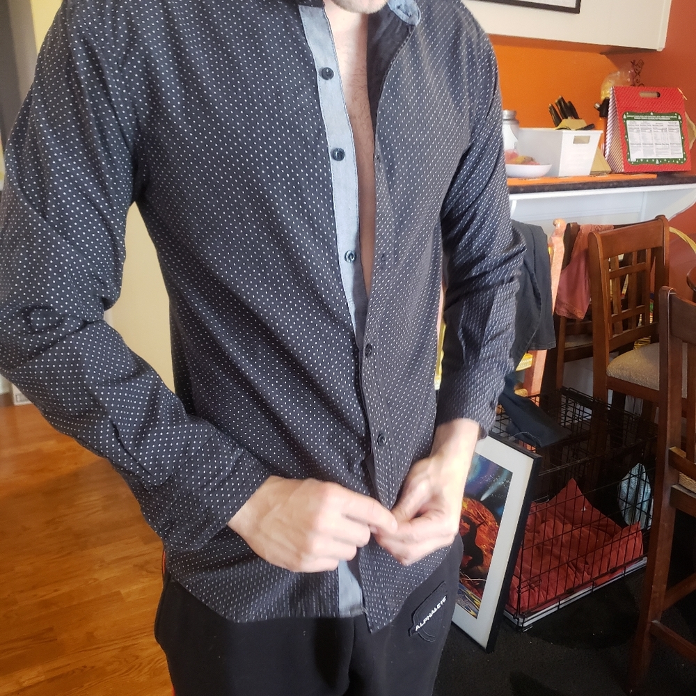 Men's button down shirt